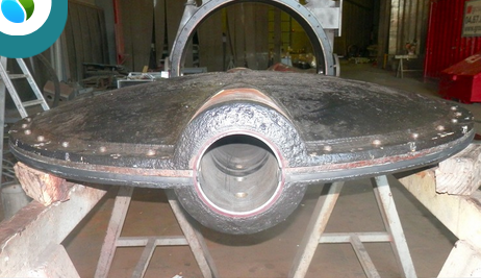 Vanne papillon avec tourillons centrés et joint lunette